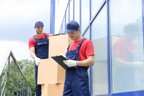 A local man with van service helping with a residential move in Brent