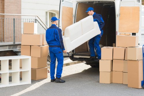 Organised packing for a home move in Brent