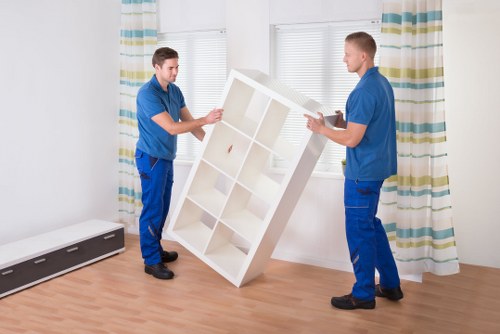 Professional movers handling an urgent house move in Brent