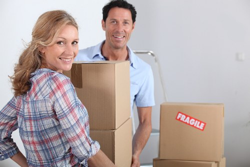 Moving sofas, wardrobes, and tables in a residential Brent property