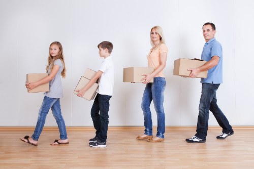 Local removal van helping with a quick move in Brent